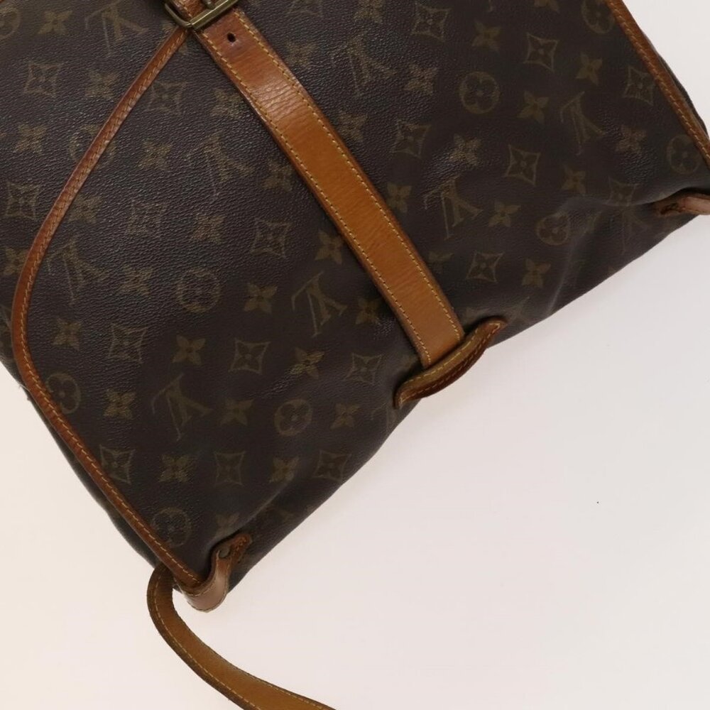 Authentic LOUIS VUITTON Monogram Saumur 35 Shoulder Bag M42254 LV - Picture 13 of 16
